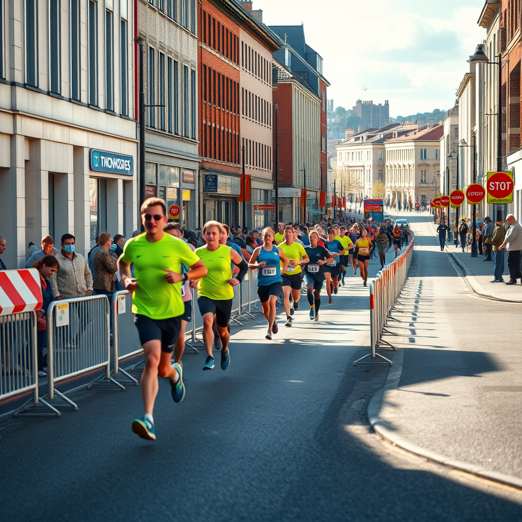 LIVE - Road closures in place as Newport Marathon gets underway